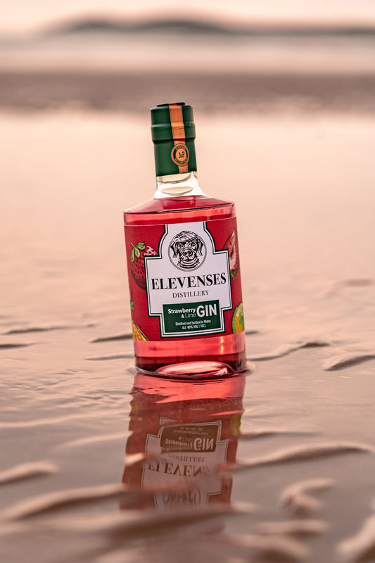 Elevenses Strawberry & Lime Gin - A Refreshing Welsh Delight